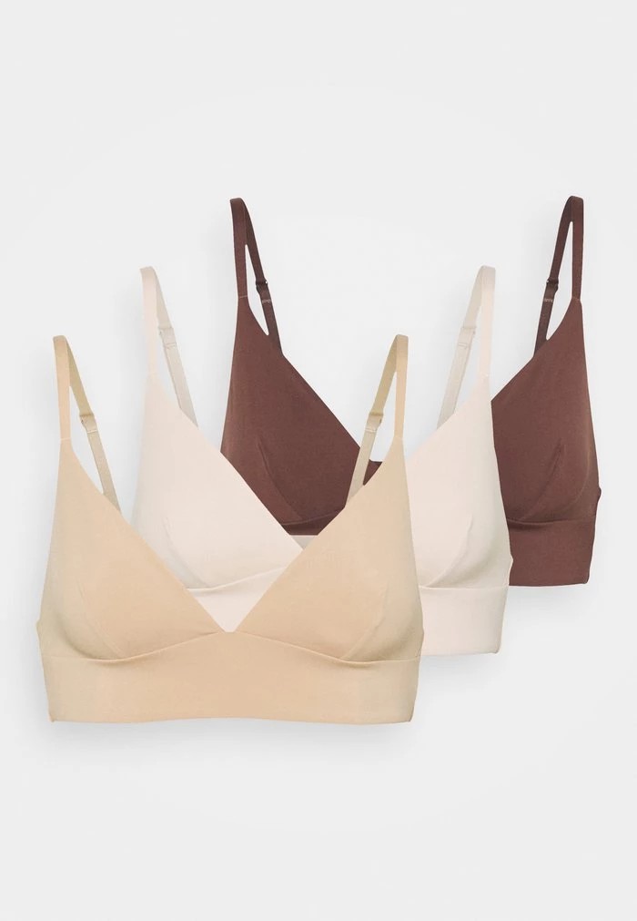 Soutien-Gorge ANNA FIELD Anna Field 3pp Bralette Beige Femme | HHT-2692430